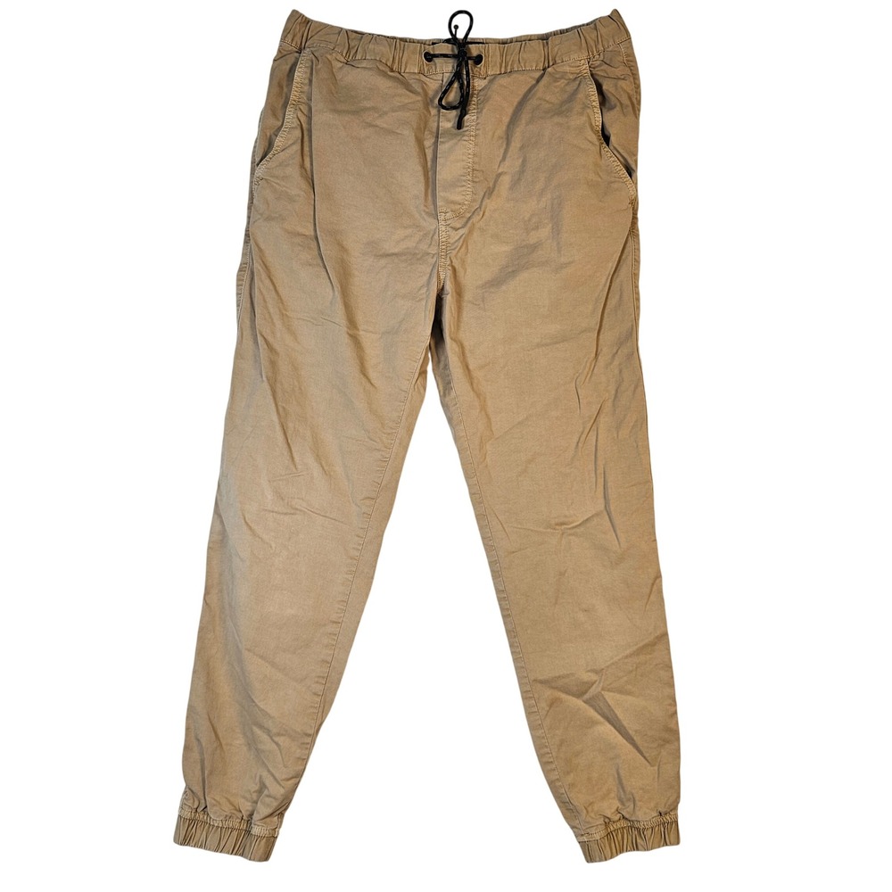 American Eagle Mens Next Level Flex Khaki Jogger Pants Tan Small